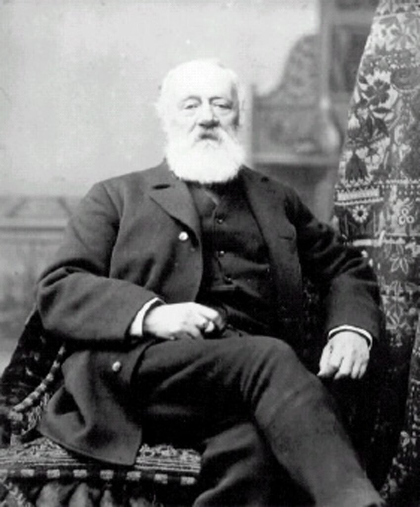 Retrato de Antonio Meucci.