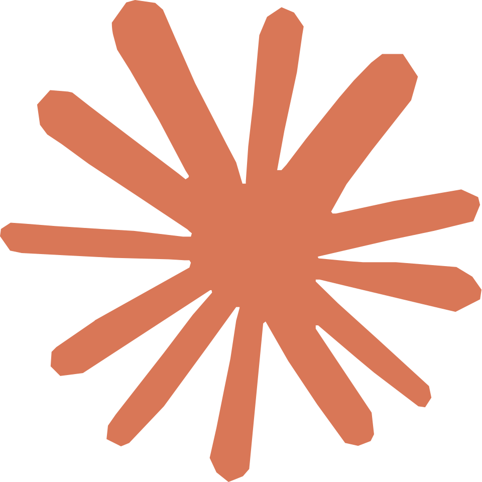 Logo/símbolo da IA Claude, da Anthropic
